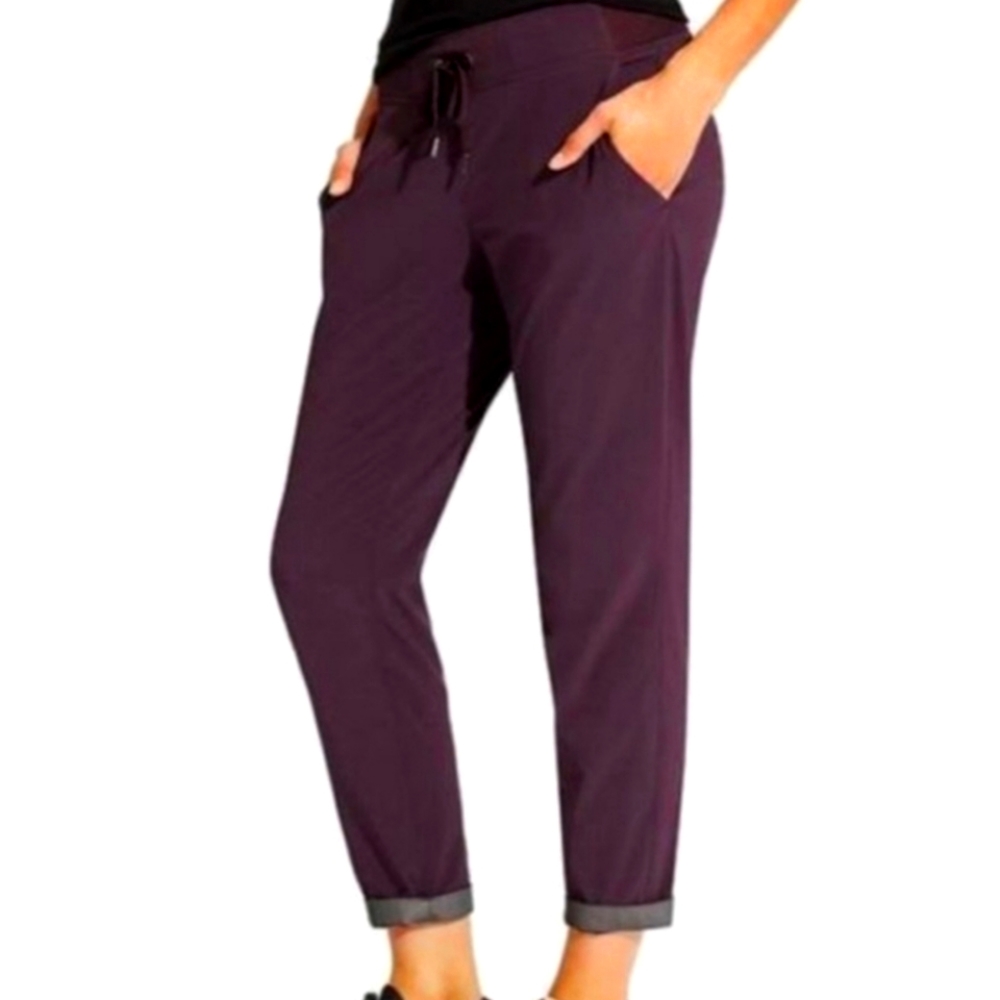Athleta midtown ankle pant 8P plum
